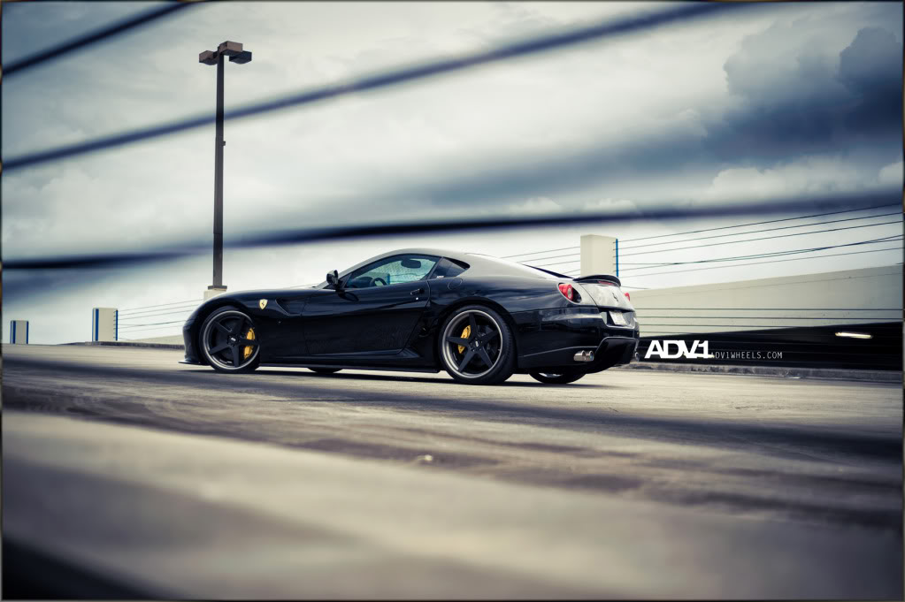photo 10 Ferrari 599 GTB Fiorano custom wheels ADV.1 5 Track Spec 21x10.5, ET , tire size X R21. 22x12.5 ET