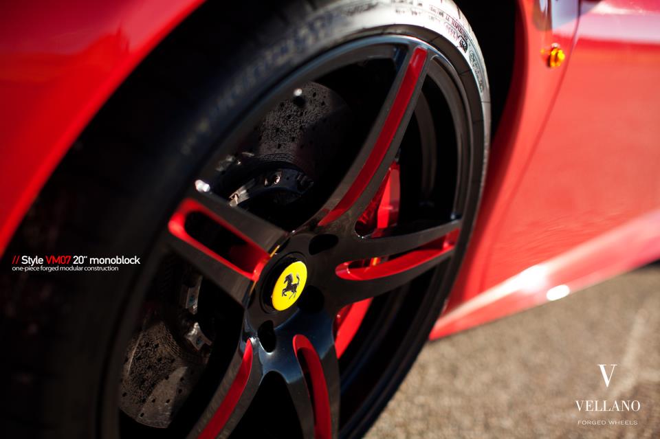 photo 1 Ferrari 458 Italia custom wheels Vellano VM07 20x, ET , tire size X R20. x ET