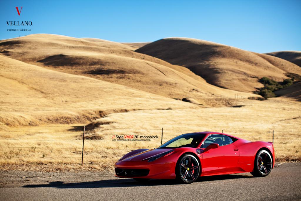 photo 3 Ferrari 458 Italia custom wheels Vellano VM07 20x, ET , tire size X R20. x ET