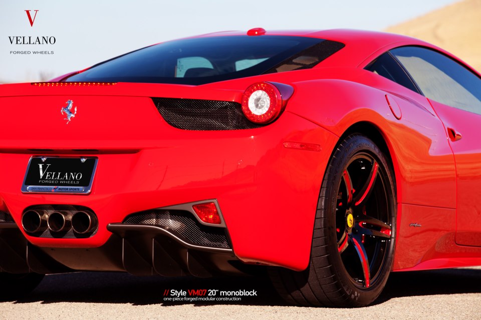 photo 4 Ferrari 458 Italia custom wheels Vellano VM07 20x, ET , tire size X R20. x ET