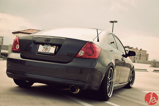 photo 1 Scion tC custom wheels Enkei RPF-1 18x9.5, ET +38, tire size 215/40 R18. x ET 
