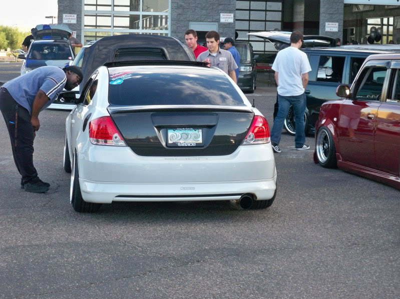 photo 4 Scion tC custom wheels Work Meister SP1 17x8.0, ET +30, tire size 205/40 R17. 17x10.0 ET+35 215/40 R17