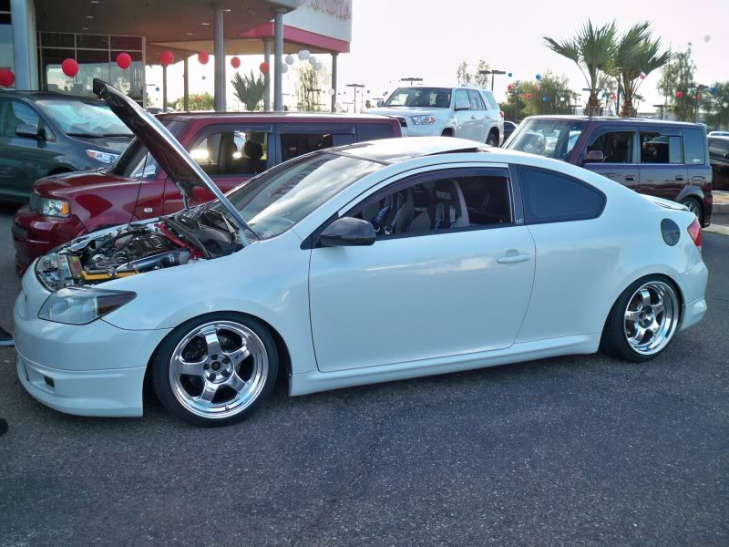 photo 1 Scion tC custom wheels Work Meister SP1 17x8.0, ET +30, tire size 205/40 R17. 17x10.0 ET+35 215/40 R17