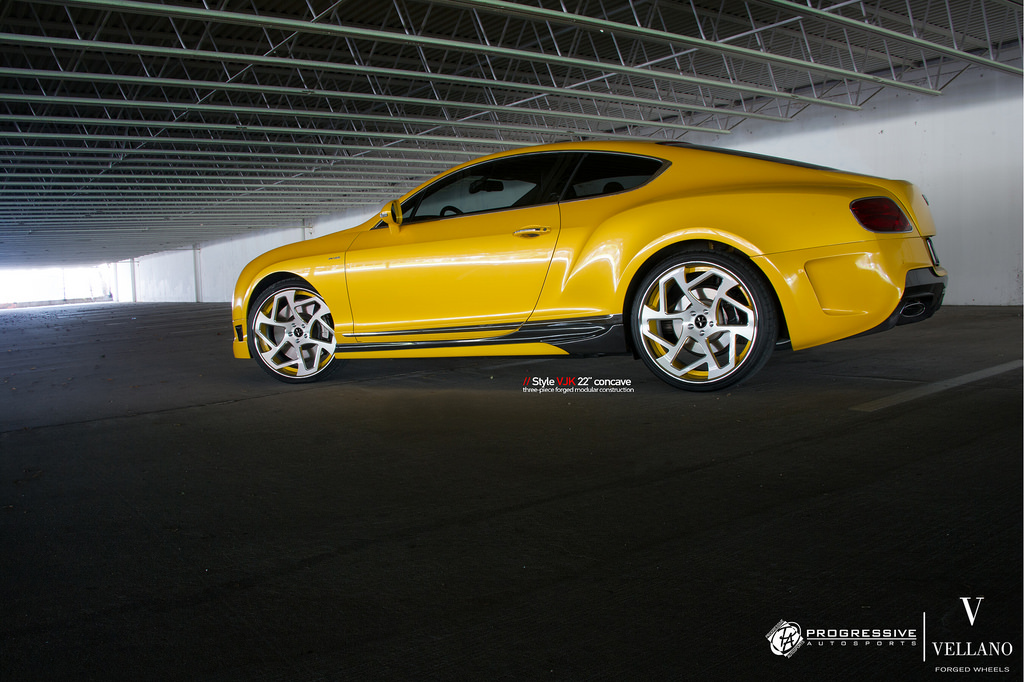 photo 2 Bentley Continental GT custom wheels Vellano VJK 22x, ET , tire size X R22. x ET