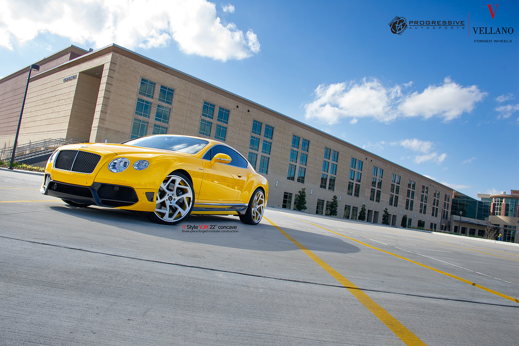 photo 3 Bentley Continental GT custom wheels Vellano VJK 22x, ET , tire size X R22. x ET