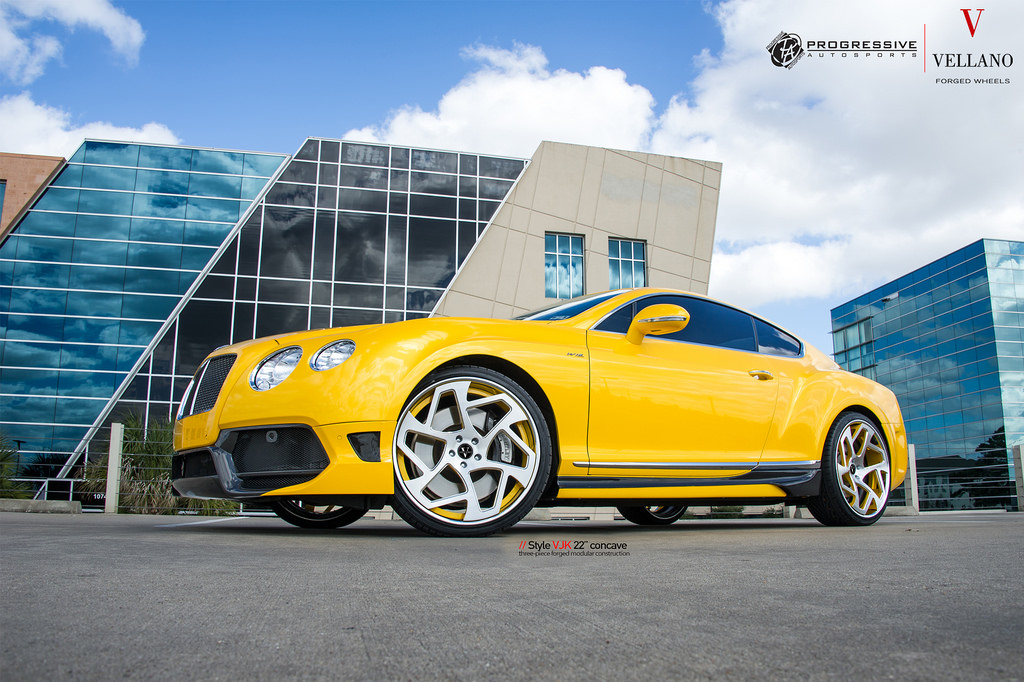 photo 4 Bentley Continental GT custom wheels Vellano VJK 22x, ET , tire size X R22. x ET