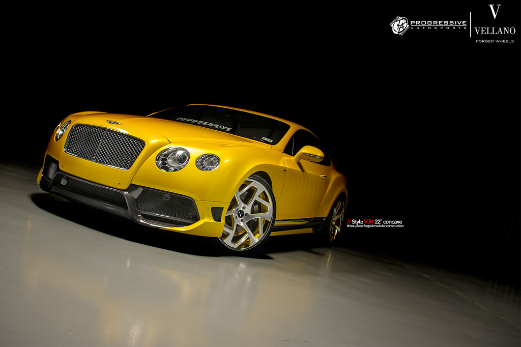 photo 5 Bentley Continental GT custom wheels Vellano VJK 22x, ET , tire size X R22. x ET
