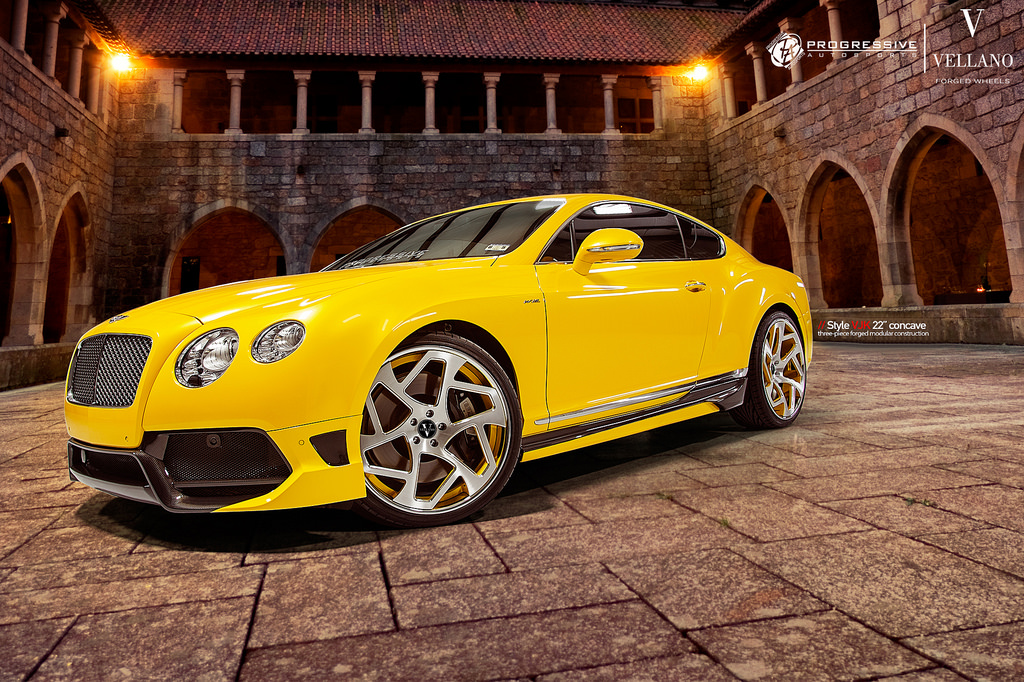photo 7 Bentley Continental GT custom wheels Vellano VJK 22x, ET , tire size X R22. x ET