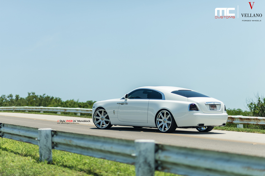 photo 6 Rolls-Royce Wraith custom wheels Vellano VM28 24x, ET , tire size X R24. x ET