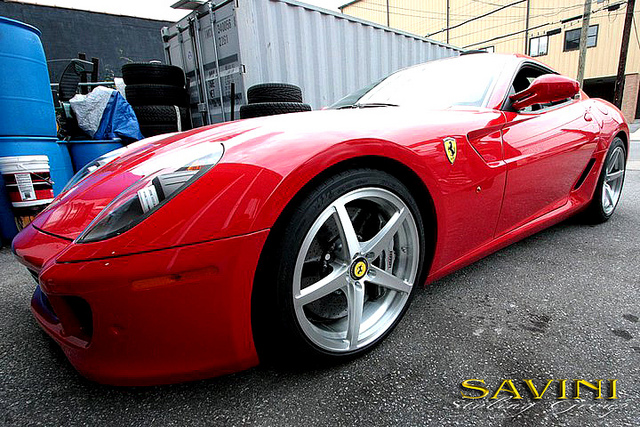 photo 1 Ferrari 599 GTB Fiorano custom wheels Savini SM1 20x9.0, ET , tire size X R20. 20x11.0 ET 