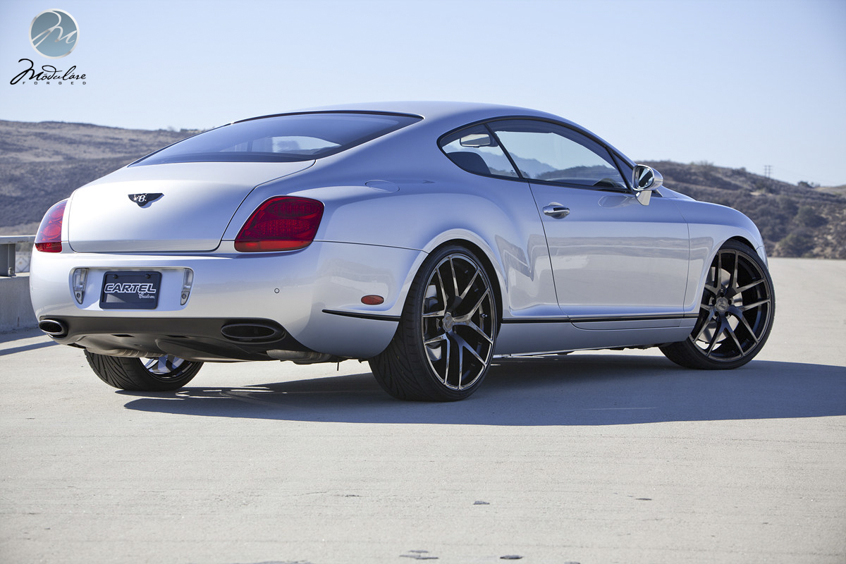 photo 3 Bentley Continental GT custom wheels Modulare B18 22x9.5, ET , tire size X R22. 22x10.5 ET