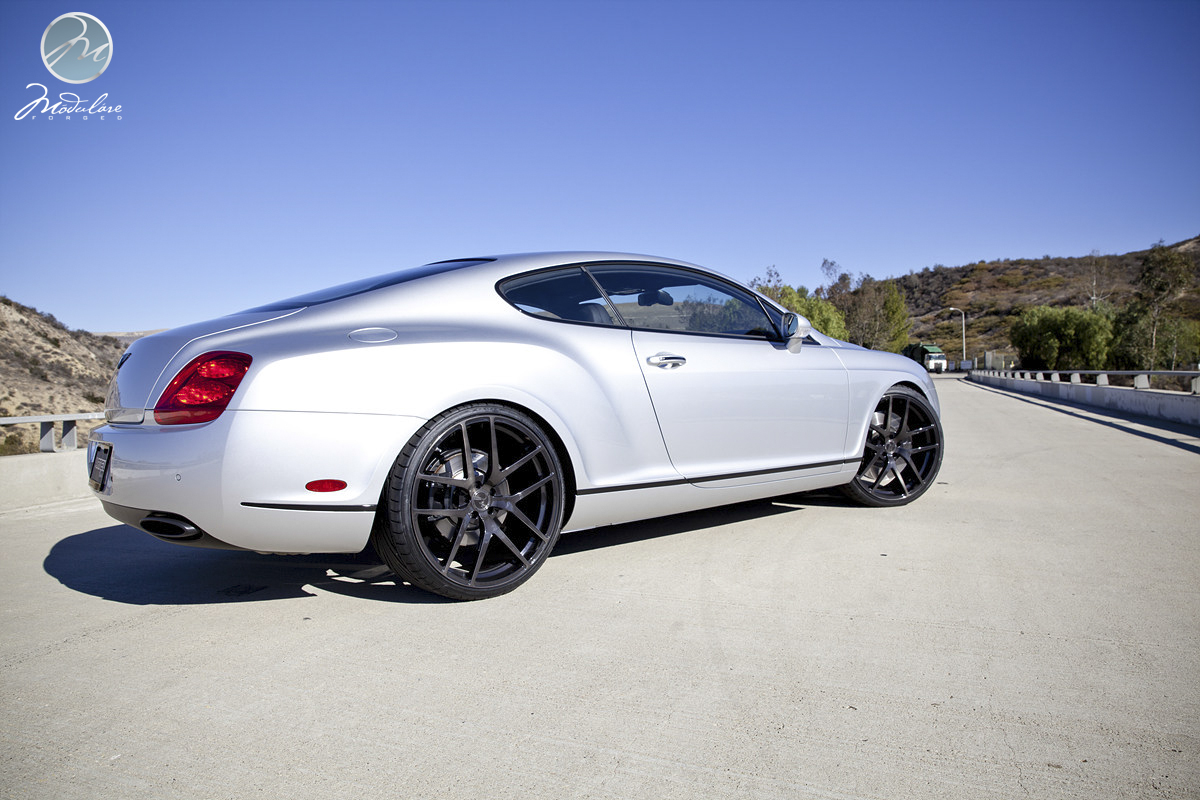 photo 12 Bentley Continental GT custom wheels Modulare B18 22x9.5, ET , tire size X R22. 22x10.5 ET