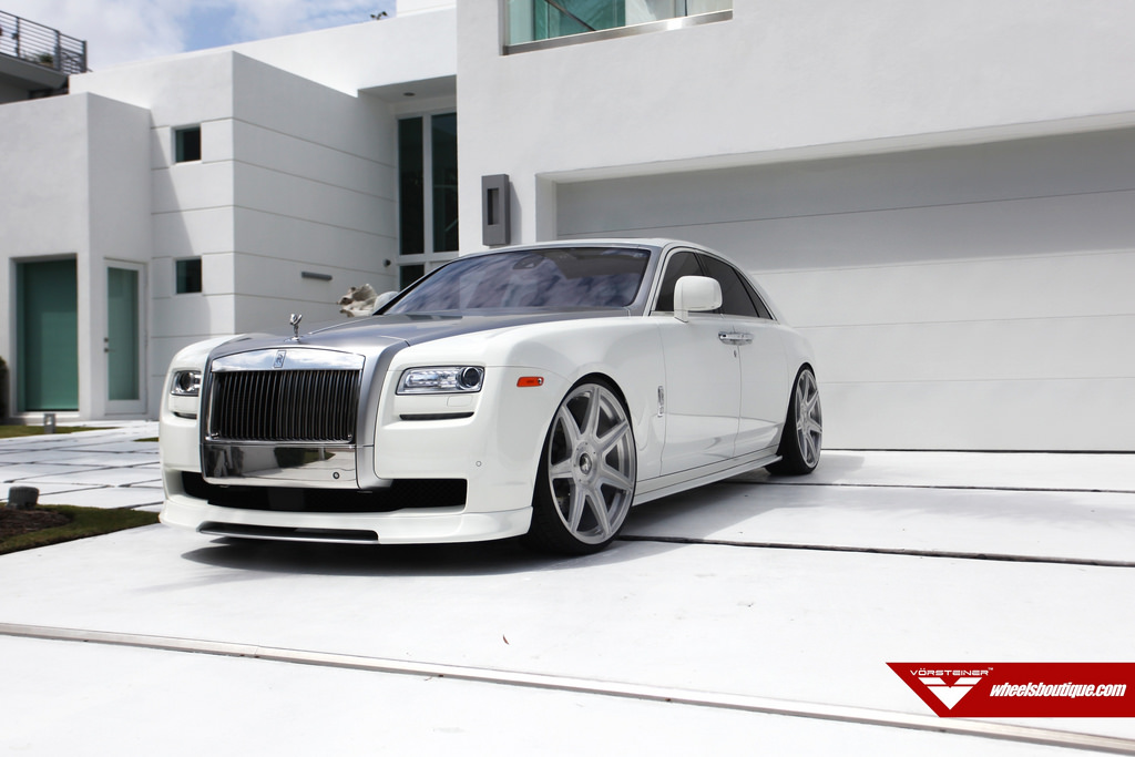 photo 11 Rolls-Royce Ghost custom wheels Vorsteiner CW-5 24x10.5, ET , tire size 275/25 R24. x ET