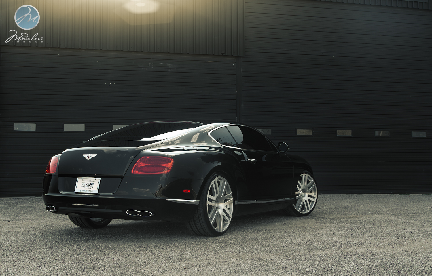 photo 3 Bentley Continental GT custom wheels Modulare B3 22x9.5, ET , tire size X R22. 22x10.5 ET