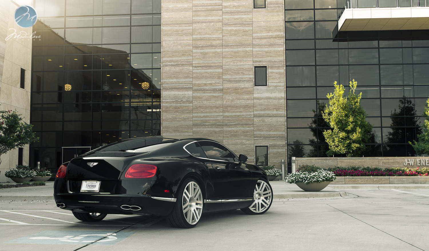 photo 4 Bentley Continental GT custom wheels Modulare B3 22x9.5, ET , tire size X R22. 22x10.5 ET