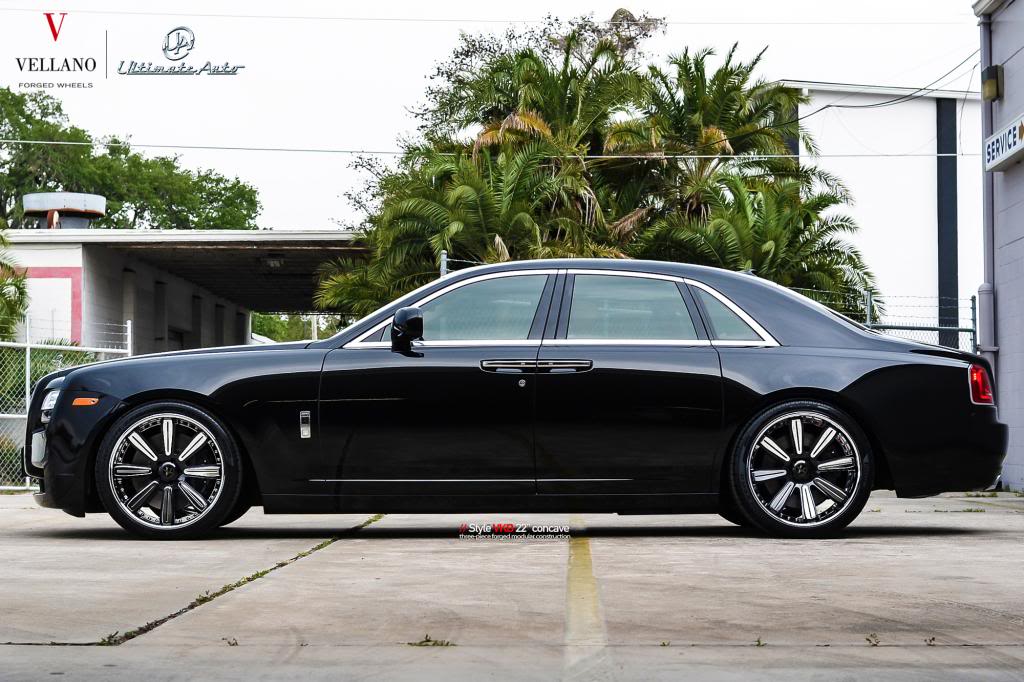 photo 1 Rolls-Royce Ghost custom wheels VELLANO VKB 22x9.5, ET , tire size X R22. 22x10.5 ET 