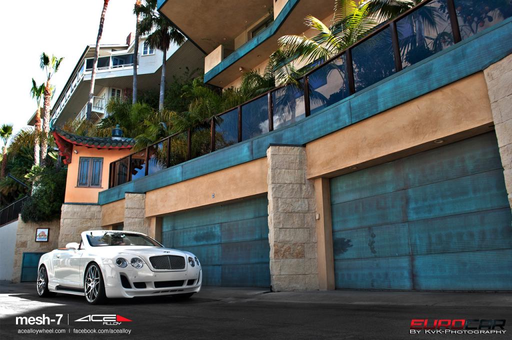 photo 3 Bentley Continental GTC custom wheels ACE Mesh-7 22x9.0, ET , tire size X R22. 22x10.5 ET 