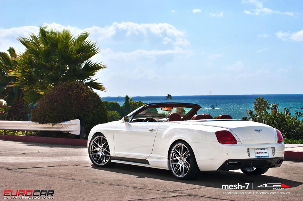 photo 4 Bentley Continental GTC custom wheels ACE Mesh-7 22x9.0, ET , tire size X R22. 22x10.5 ET 