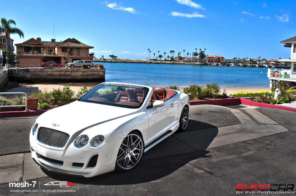 photo 7 Bentley Continental GTC custom wheels ACE Mesh-7 22x9.0, ET , tire size X R22. 22x10.5 ET 