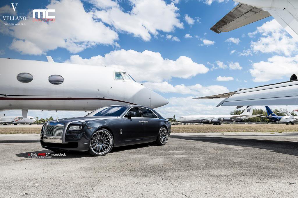 photo 2 Rolls-Royce Ghost custom wheels VELLANO VM05 24x, ET , tire size X R24. x ET 