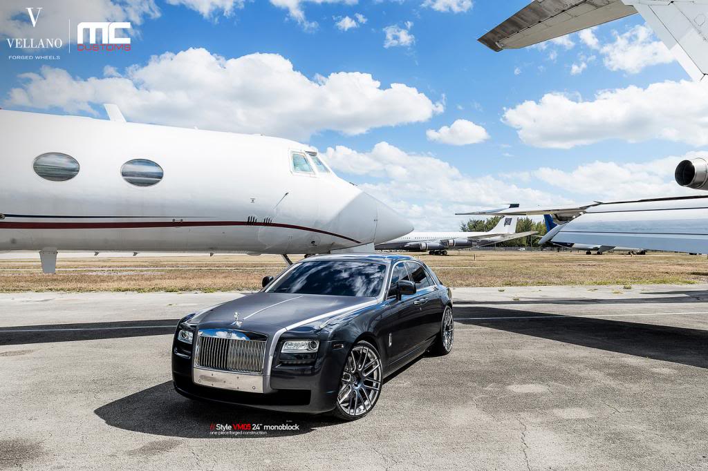 photo 5 Rolls-Royce Ghost custom wheels VELLANO VM05 24x, ET , tire size X R24. x ET 