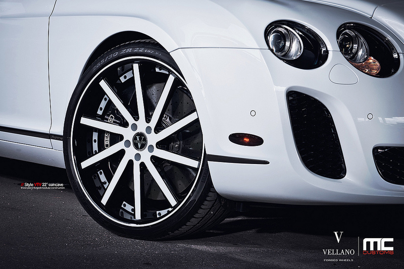 photo 1 Bentley Continental Supersports custom wheels VELLANO VTV 22 22x9.5, ET , tire size X R22. 22x11.5 ET 