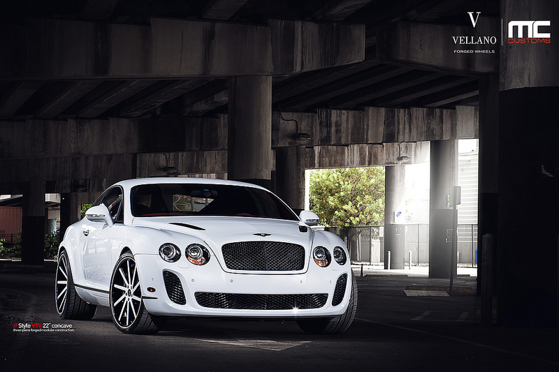 photo 6 Bentley Continental Supersports custom wheels VELLANO VTV 22 22x9.5, ET , tire size X R22. 22x11.5 ET 
