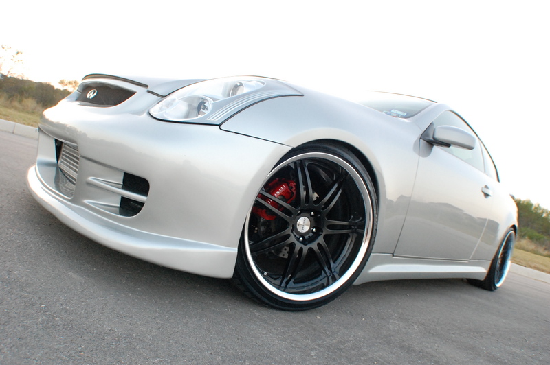 photo 6 Infiniti G35 custom wheels Work Varianza T1S 20x9.5, ET +15, tire size 245/35 R20. 20x11.0 ET+25 275/30 R20