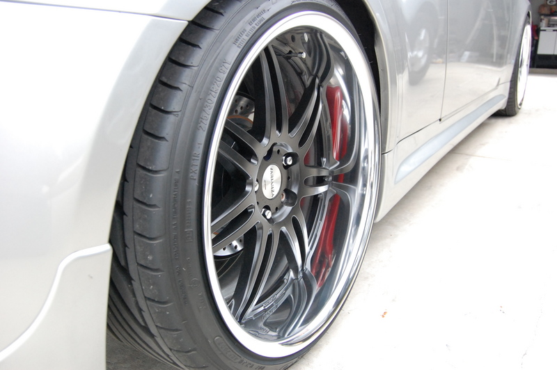 photo 10 Infiniti G35 custom wheels Work Varianza T1S 20x9.5, ET +15, tire size 245/35 R20. 20x11.0 ET+25 275/30 R20