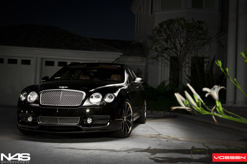 photo 3 Bentley Continental Flying Spur custom wheels Vossen CV-1 22x9.0, ET , tire size 265/30 R22. 22x10.5 ET 295/25 R22