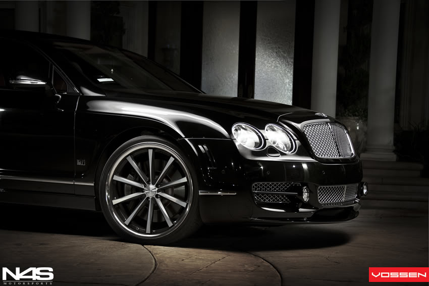 photo 1 Bentley Continental Flying Spur custom wheels Vossen CV-1 22x9.0, ET , tire size 265/30 R22. 22x10.5 ET 295/25 R22