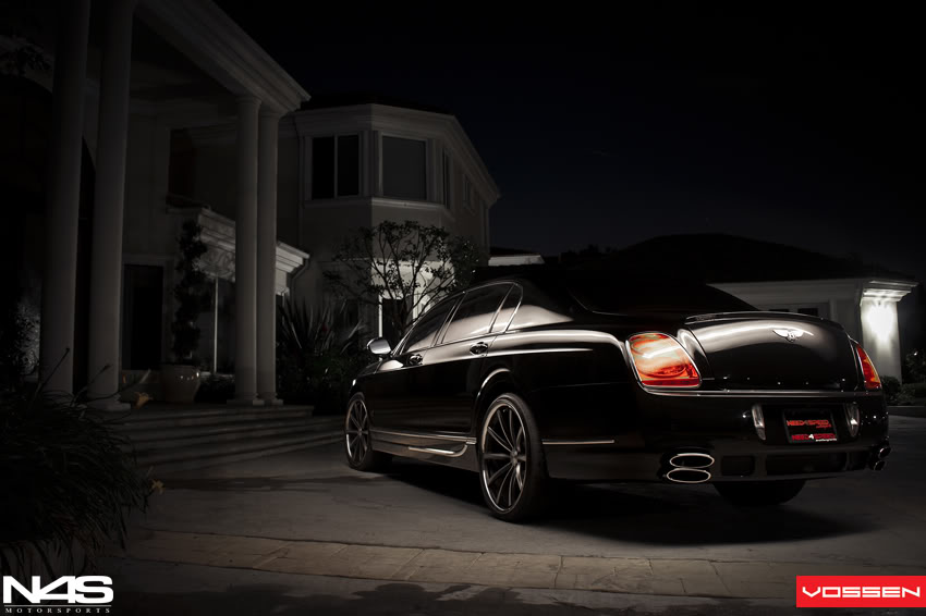 photo 5 Bentley Continental Flying Spur custom wheels Vossen CV-1 22x9.0, ET , tire size 265/30 R22. 22x10.5 ET 295/25 R22