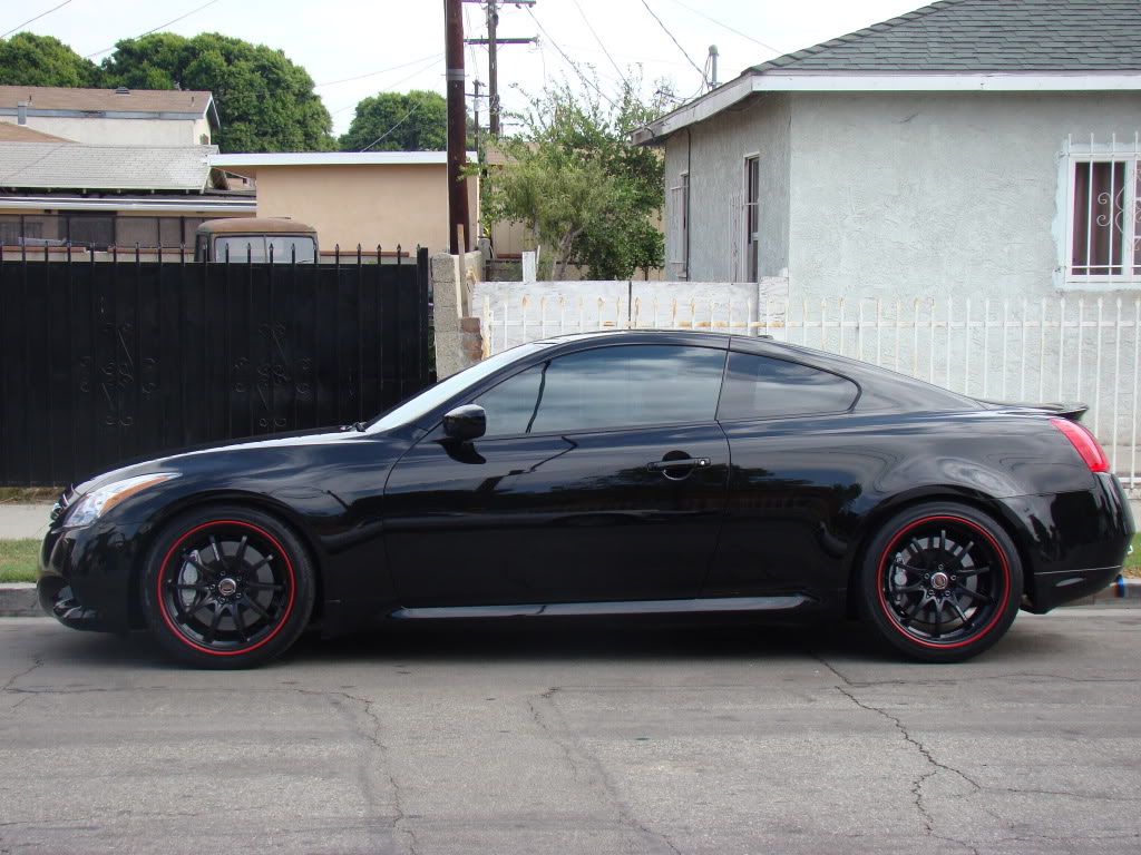photo 2 Infiniti G37 custom wheels Volk Ce 28 19x8.5, ET +36, tire size 245/40 R19. 19x9.5 ET+35 275/35 R19