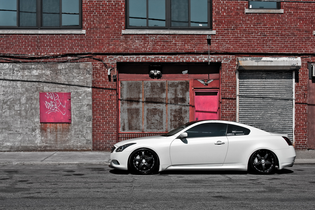 photo 3 Infiniti G37 custom wheels 360 Straight 5ive 20x9.0, ET , tire size 245/20 R20. 20x10.5 ET 285/25 R20