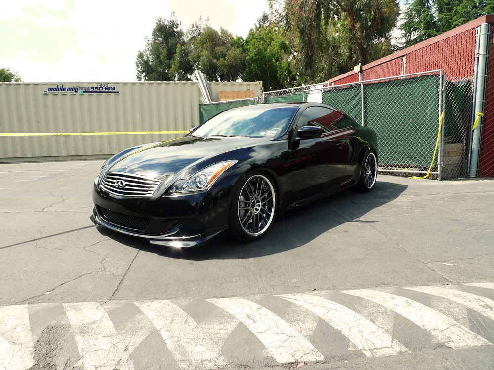 photo 1 Infiniti G37 custom wheels Volk GT30 Formula 20x9.5, ET +35, tire size 245/35 R20. 20x10.5 ET+37 285/30 R20