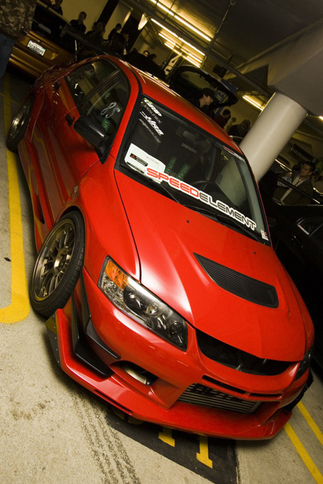 photo 3 Mitsubishi Lancer Evolution custom wheels Rays Engineering Volk Racing SE37K 18x10.5, ET +15, tire size 265/35 R18. x ET 