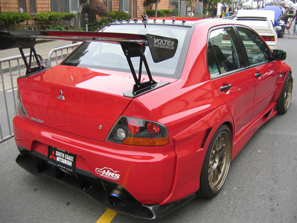 photo 9 Mitsubishi Lancer Evolution custom wheels Rays Engineering Volk Racing SE37K 18x10.5, ET +15, tire size 265/35 R18. x ET 