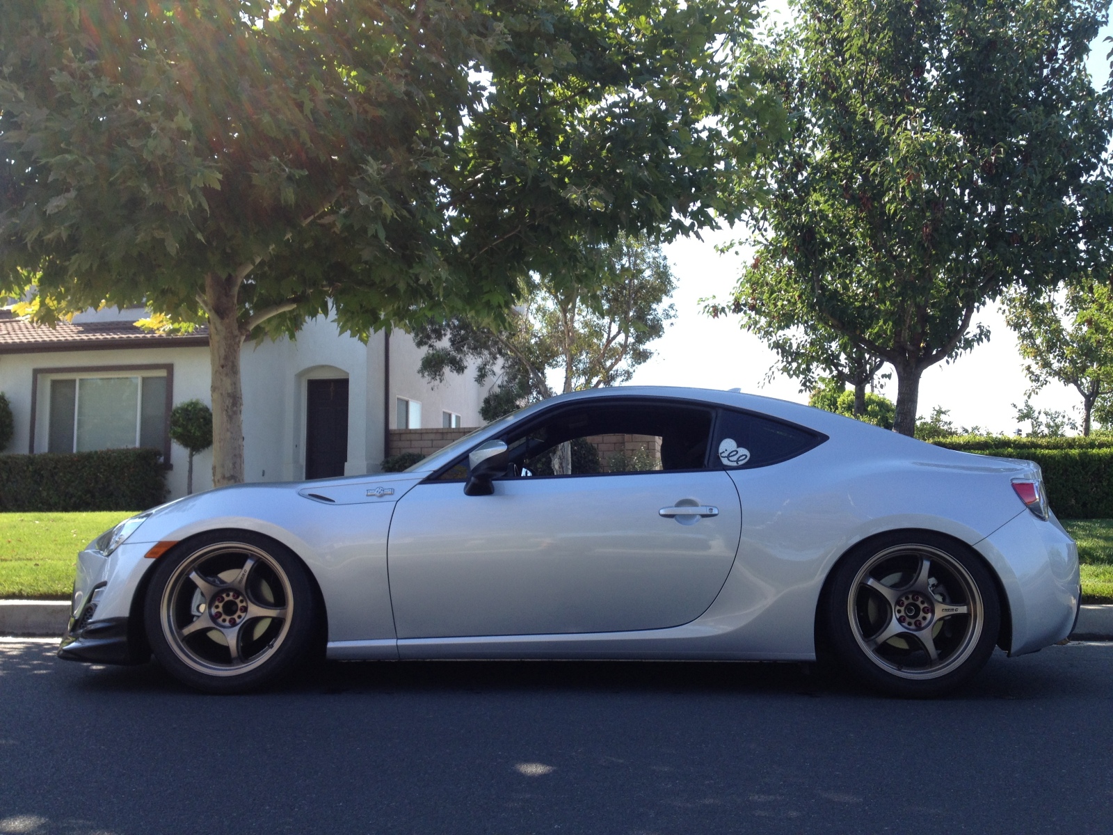 photo 1 Scion FR-S custom wheels 5Zigen FN01R-C  18x8.0, ET +48, tire size 225/40 R18. x ET 