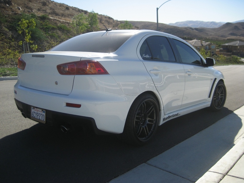photo 4 Mitsubishi Lancer Evolution custom wheels AME TM-02 19x10.5, ET +22, tire size 275/30 R19. x ET 