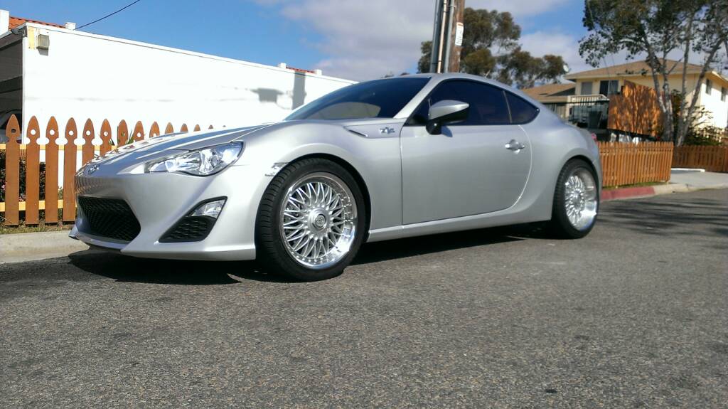 photo 2 Scion FR-S custom wheels BBS RS 18x8.5, ET +35, tire size X R18. 18x9.5 ET+35