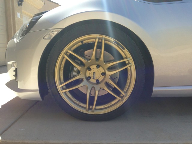 photo 5 Scion FR-S custom wheels Cosmis MR II Racing 18x8.5, ET +22, tire size 225/40 R18. x ET 