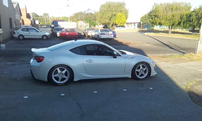 photo 2 Scion FR-S custom wheels Desmond Regamaster Evo 17x8.0, ET +35, tire size X R17. 17x9.0 ET+38 