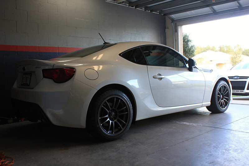 photo 2 Subaru BRZ custom wheels Drag DR-38 17x9.0, ET +38, tire size 245/40 R17. x ET 