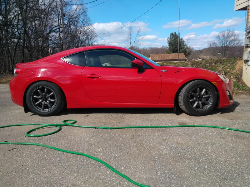 photo 1 Scion FR-S custom wheels Enkei Compe 16x8.0, ET +25, tire size 225/50 R16. x ET 