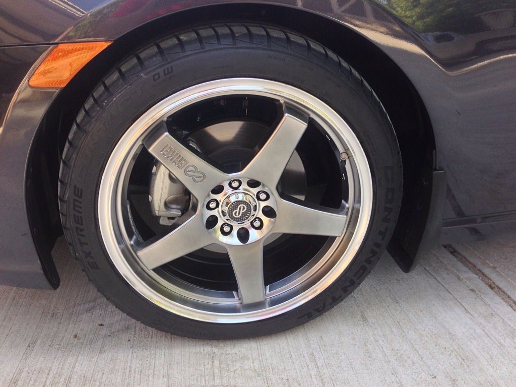photo 1 Scion FR-S custom wheels Enkei EV5 18x7.5, ET +38, tire size 225/40 R18. x ET