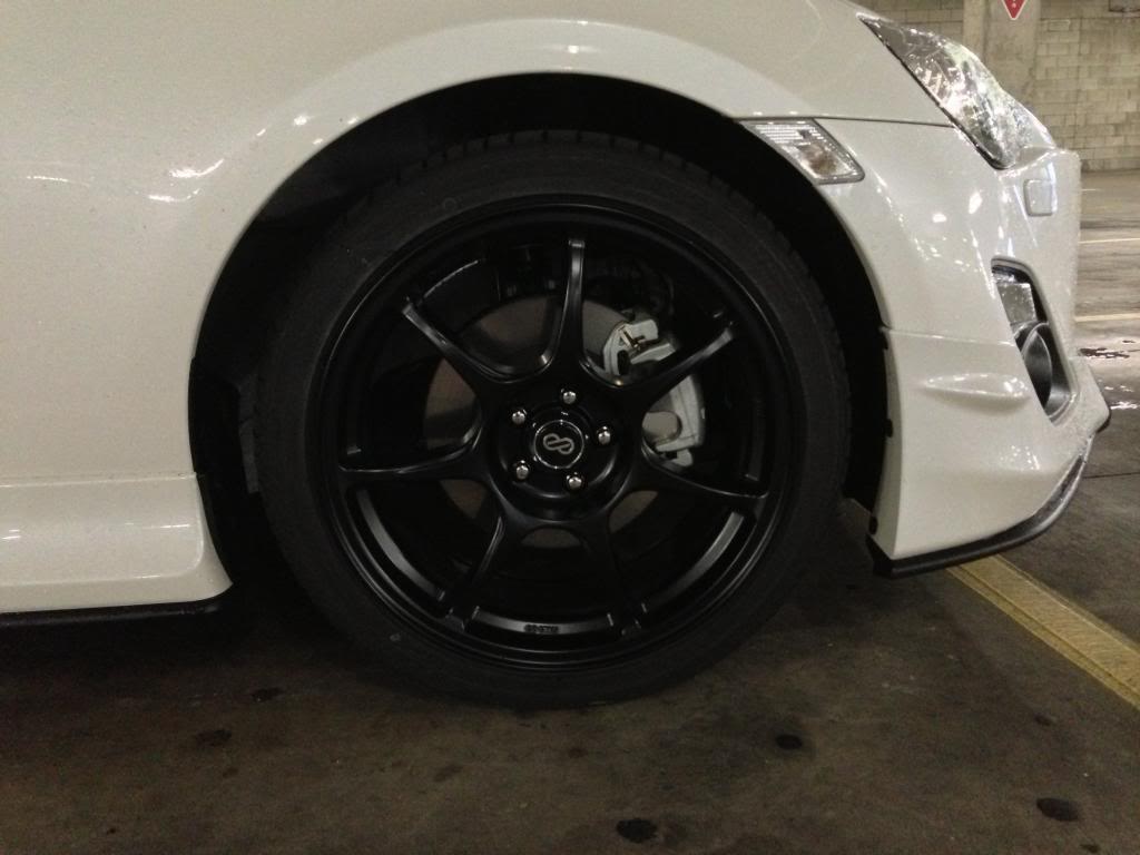 photo 8 Subaru BRZ custom wheels Enkei Fujin 18x8.0, ET +40, tire size 225/40 R18. x ET