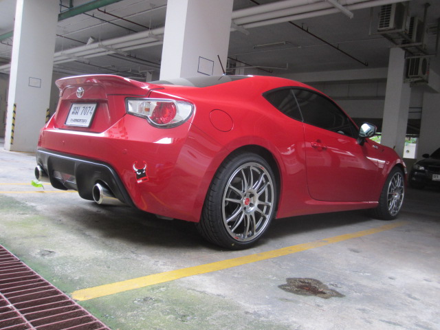 photo 3 Scion FR-S custom wheels Enkei GTC01 18x8.0, ET +35, tire size 215/40 R18. x ET 