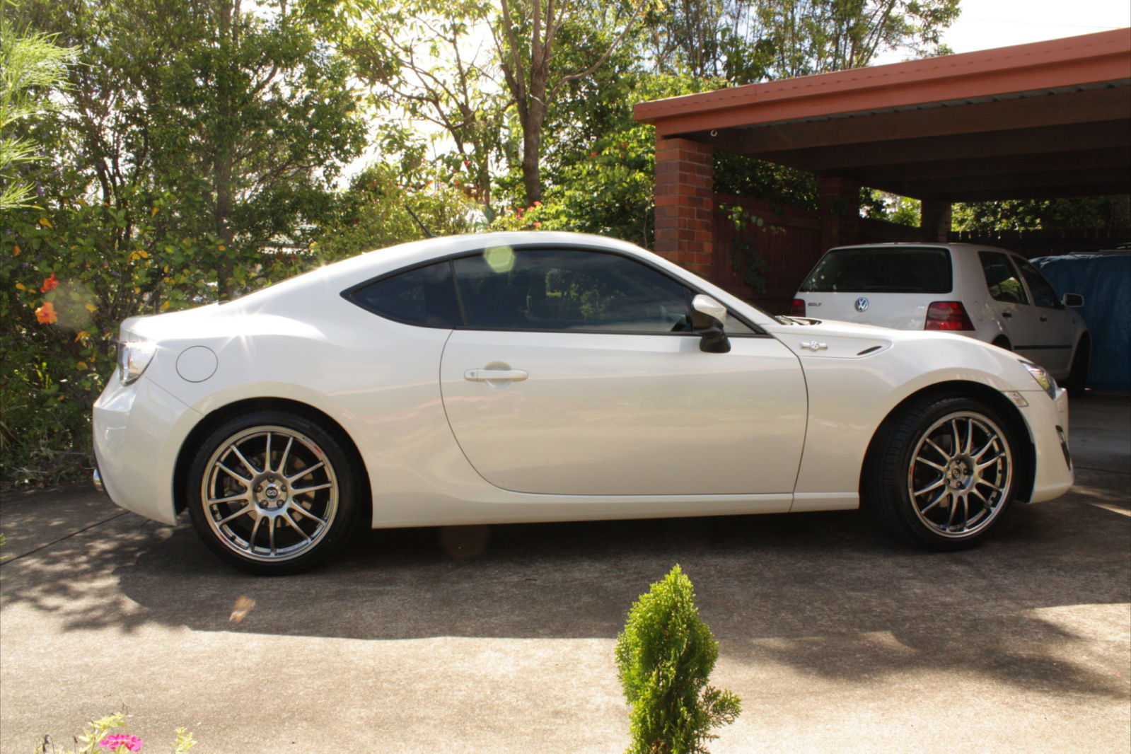 photo 4 Subaru BRZ custom wheels Enkei GTC01 18x8.0, ET +48, tire size 225/40 R18. x ET