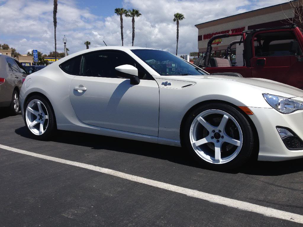 photo 1 Scion FR-S custom wheels Enkei Kojin 18x9.5, ET +45, tire size 255/35 R18. x ET 