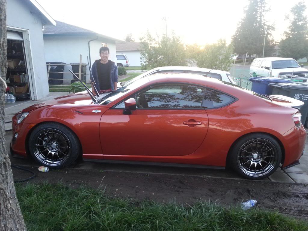 photo 2 Scion FR-S custom wheels Enkei NT03 18x9.5, ET +40, tire size X R18. x ET